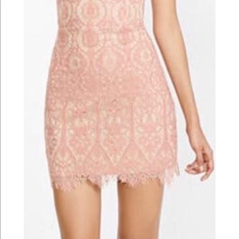 Express mini lace dress (SOLD) - Picture 6 of 6